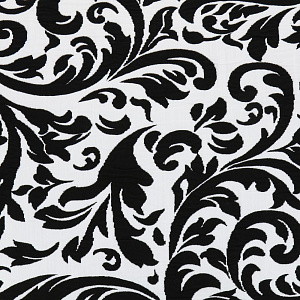 Покрывало 240x260см DE'NASTIA Барокко 3слоя черное жаккард 55%хлопок 45%полиэстер 000000000001206839