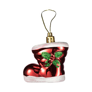 Декоративное украшение Сапожок 6см 2шт MANDARIN пластик 000000000001209385