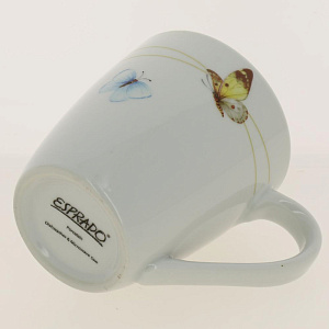 Кружка 400мл ESPRADO Mariposa твердый фарфор 000000000001188378