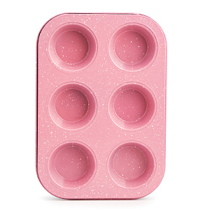 Форма для выпечки 18,5х26,5х3см 6 ячеек M010039/R010355 нержавеющая сталь 000000000001184948