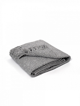 Покрывало 200x220см DE'NASTIA серый вафельное меланж хлопок 000000000001229653