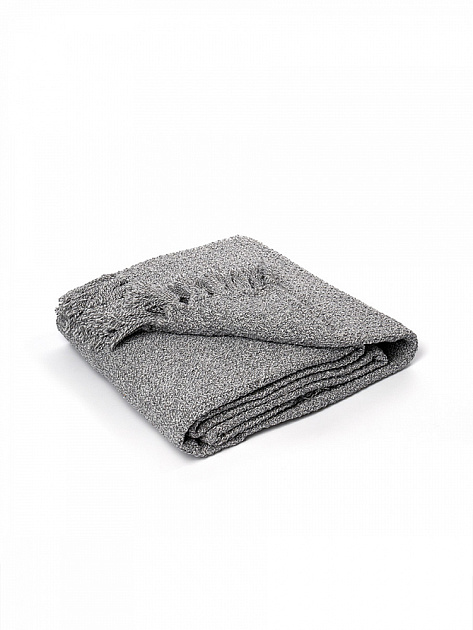 Покрывало 200x220см DE'NASTIA серый вафельное меланж хлопок 000000000001229653