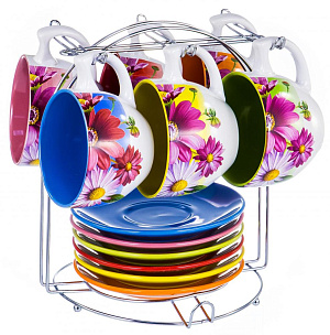 Набор чайный,12шт,мет/ст, пд/уп,АНЕМОНЫ,111-09010 000000000001178510