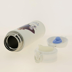 Термокружка 500мл MOULIN VILLA Холодное сердце Эльза и Анна нержавеющая сталь 000000000001195835