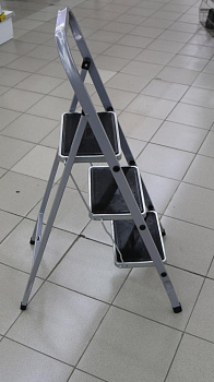Стремянка Zalger 3 ступеньки с ковриком, сталь, 511-3 000000000001185804