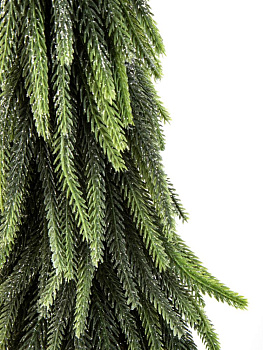 Ель искусственная 42см с блестками литая PE/полотно 000000000001228069