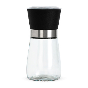 Мельница для специй 6х13,5см черная крышка пластик/стекло/керамика 000000000001221913