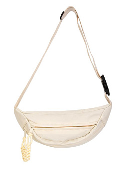 Сумка поясная 33х16х9см белый полиэстер 000000000001227587