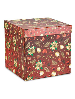 Коробка подарочная 21х21х21см ЗОЛОТАЯ МАГИЯ куб 000000000001228414