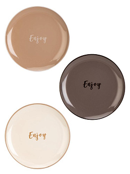 Тарелка обеденная 25см Enjoy керамика 000000000001225057