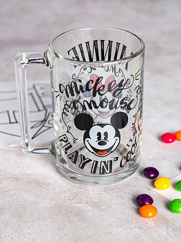МИККИ И МИННИ Кружка 320мл ОСЗ Фитнес стекло 000000000001184146