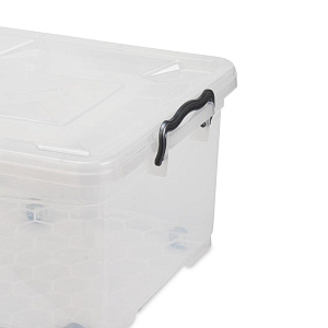 Контейнер для хранения 40л FORA прямоугольный с клипсами полипропилен 000000000001226272