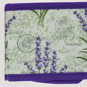 Набор органайзеров для хранения 3шт 28x14x10см РУТАУПАК ЛАВАНДА без крышки ткань 000000000001211969