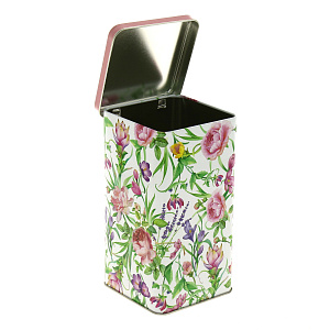 Банка для сыпучих продуктов жестяная Прованс Весна-1,2л П-87x87h165v120-01477 000000000001184392