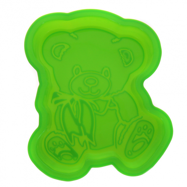 Форма для выпечки Медвежонок Marmiton, зеленый, силикон 000000000001125399