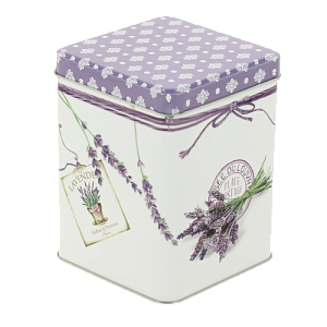 Банка для сыпучих продуктов 860мл НОВЫЙ АРГУМЕНТ Лаванда1 жестяная 000000000001184388