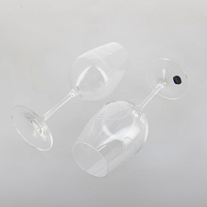 Набор бокалов для вина 2шт 350мл CRYSTALEX Виола бесцветная гравировка стекло 000000000001207565