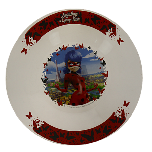 Тарелка 19,5см ND PLAY Леди Баг и Супер Кот Париж бабочки стекло 000000000001193230