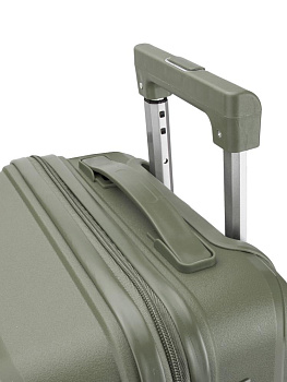 Чемодан на колесах S (36х22х55см) полосы хаки PP 000000000001226555