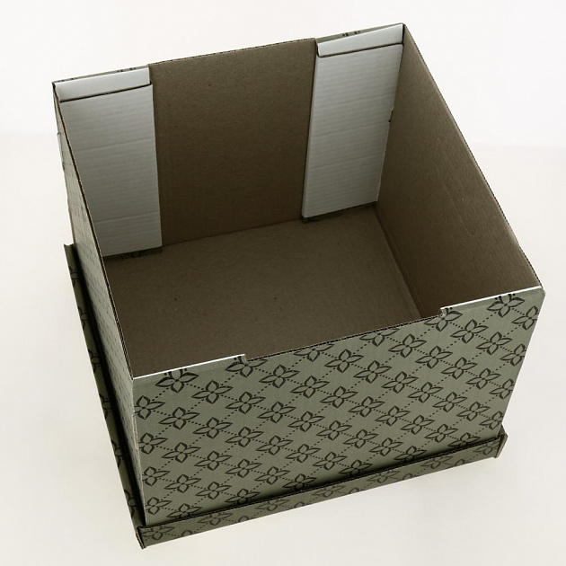 Коробка для хранения Триумф 320х320х250мм бурый/бурый Т23 В Д20104.0006 000000000001205099