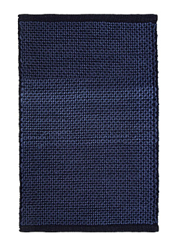 Коврик универсальный 60х90см LUCKY вязанка синий хлопок/полиэстр 000000000001225685