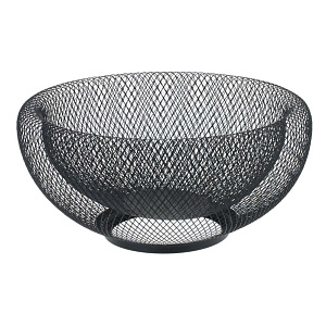 Ваза для фруктов 24,5х11х10,5см черный железо 000000000001217894