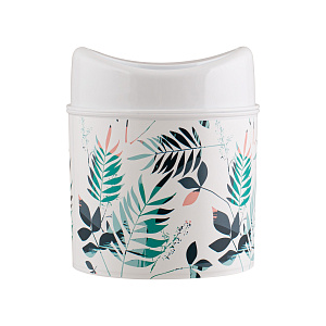 Контейнер для мусора 1л ПОЛИМЕРБЫТ BREEZE leaf пластик 000000000001213063