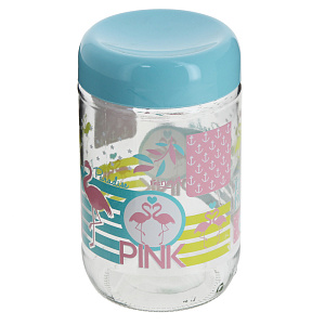 Банка для хранения Фламинго, 660мл 000000000001173672