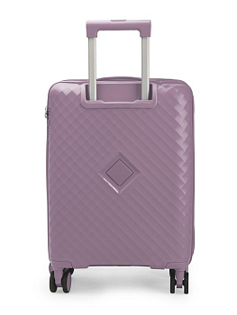 Чемодан на колесах S (36х22х55см) ромб фиолетовый PP 000000000001226549
