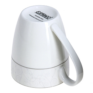 Кружка 350мл ESPRADO Florestina костяной фарфор 000000000001153679