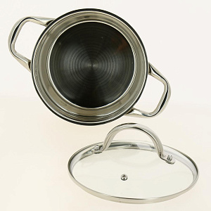 Н-р кастрюль 4 пр (1,7л, 2,6л) Gourmet 9513L-MM-BG 000000000001186801