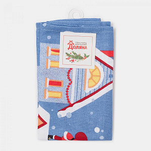Полотенце 35х60см ДОЛЯНА С Рождеством 100% хлопок 160г/м2 000000000001208905