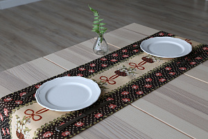 Декоративная настольная дорожка из гобелена 35х140, подгибка состав 100%пэ С4569 000000000001192526