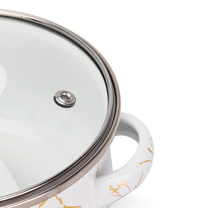 Набор кастрюль 5шт 16см-1л/18см-1,7л/20см-2,2л/22см-3,2л/24см-4,5л Мрамор эмаль Набор кастрюль 5шт 16см-1л/18см-1,7л/20см-2,2л/22см-3,2л/24см-4,5л Мрамор эмаль 000000000001223943