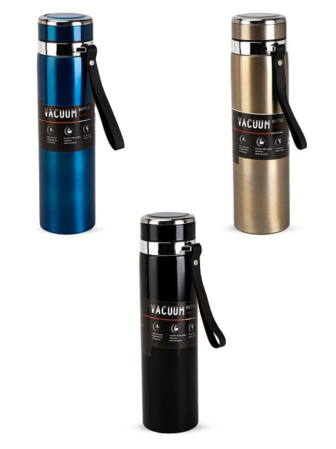 Термос 1л с фильтром в ассортименте нержавеющая сталь 000000000001229294