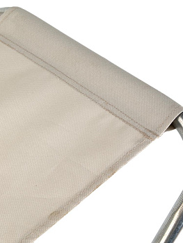 Стул складной 27,5х32х35см туристический белый металл/оксфорд 000000000001227421