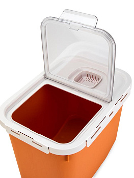 Контейнер для корма для животных 33х23х25см с лопаткой микс полипропилен 000000000001229131