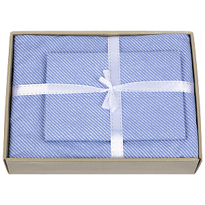 Комплект постельного белья 1,5-спальный LUCKY Озёра 50х70 пододеяльник 145х215см простынь 150х220см наволочка 50х70см-1шт поплин 100% хлопок 000000000001212775