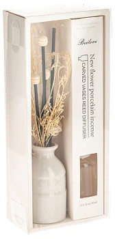 Диффузор для ароматизации помещений в керамической вазе с палочками 30мл Сухоцветы 000000000001210782