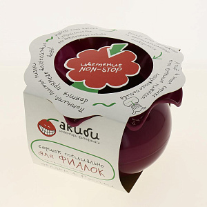 Горшок для фиалок ТЕХОСНАСТКА Аленький цветочек Красный перламутр пластик 000000000001182974