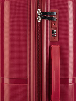 Чемодан на колесах L абстракция отделом красный PP 000000000001226569