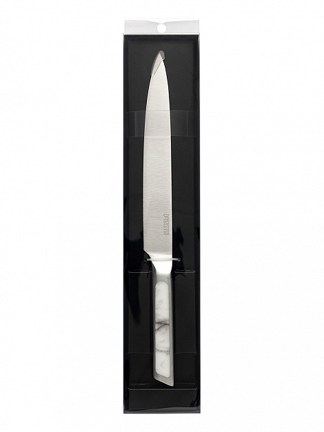 Нож разделочный 20,3см DE'NASTIA ручка с мраморной вставкой нержавеющая сталь 000000000001218776
