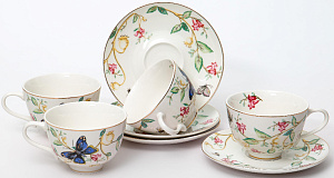 Набор чайный 8 предметов (чашка 230мл-4шт/блюдце-4шт) BALSFORD Грисоль подарочная упаковка фарфор 000000000001200569