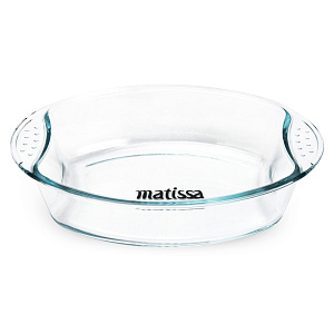 Форма для запекания 1,3л MATISSA овальная боросиликатное стекло 000000000001220437