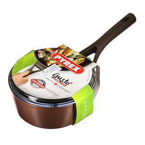 Ковш с крышкой Gusto+ Pyrex, 18 см 000000000001128596