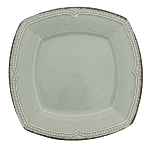 Тарелка обеденная 26см DE'NASTIA DONNA зеленый фарфор 000000000001209935