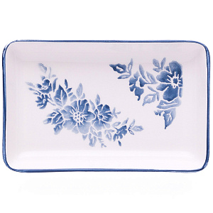 Блюдо сервировочное 18х11см CERA TALE Spring глазурованная керамика 000000000001210900