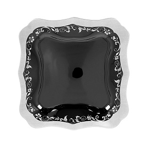 Десертная тарелка Authentic Silver Black Luminarc 000000000001096168