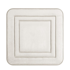Коврик для туалета 50x50см DE'NASTIA Soft Collection мемори серый полиэстер 000000000001215843