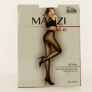 Колготки женские 40ден р4 MANZI Marika Black 000000000001186703